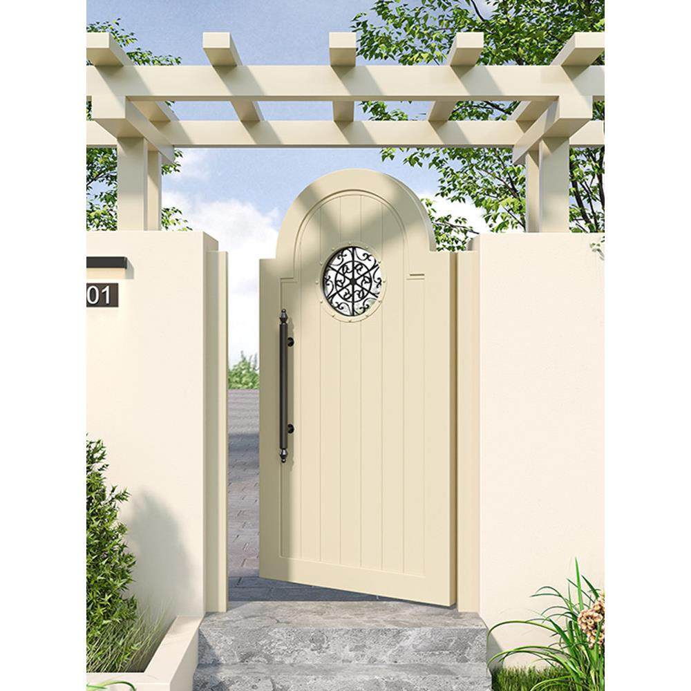 铝合金法式花园门别墅庭院门铝艺户外农村自建房院子门民宿栅栏门