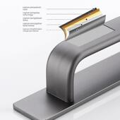 德国免打孔门拉手铝合金小把手木门窗户推拉门玻璃移门自粘贴抽屉