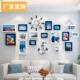 照片墙相框挂墙装 饰品diy相片墙组合免打孔墙面创意客厅背景墙面