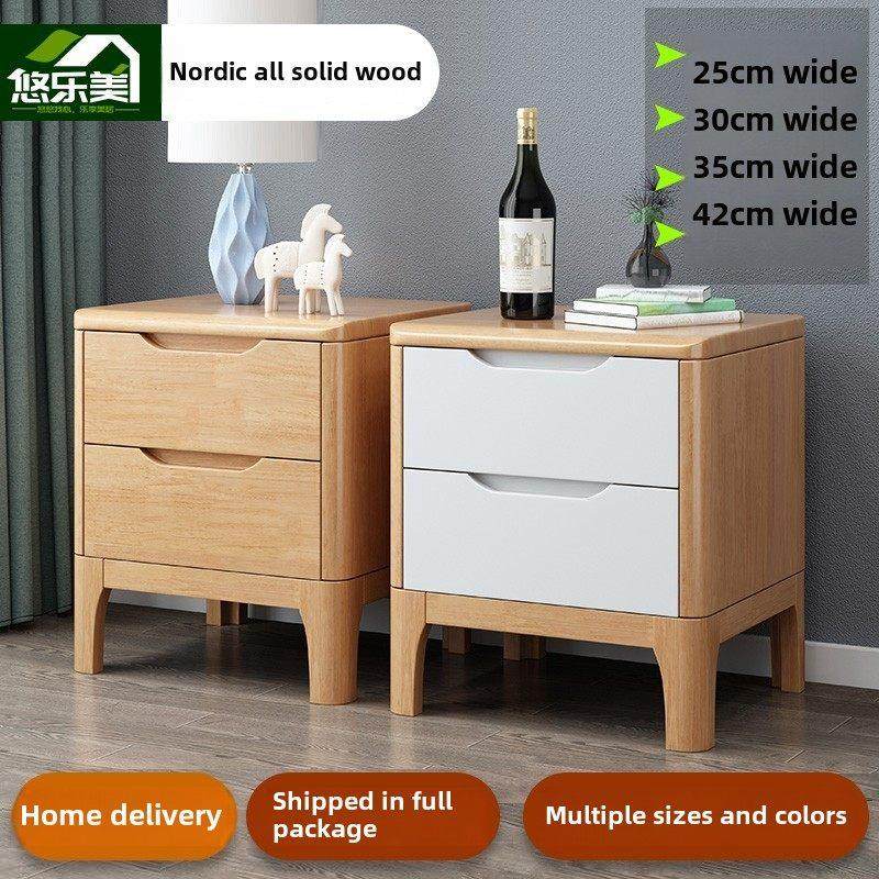 全实木床头柜现代简单斯堪的纳维亚风格在无障碍豪华床头柜迷你超,住宅家具,床头柜,淘宝优惠券,粉丝福利购,淘宝优惠卷