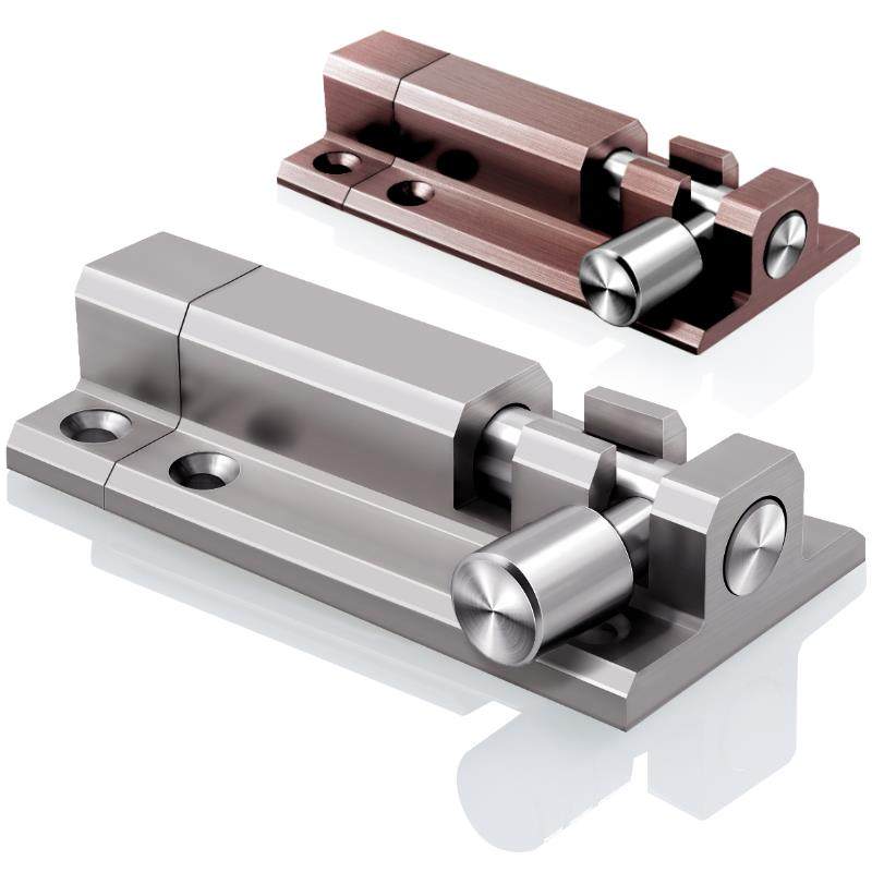 铝合金门插销门栓门扣防盗插销锁扣加厚化妆室木门闩门插门销包邮