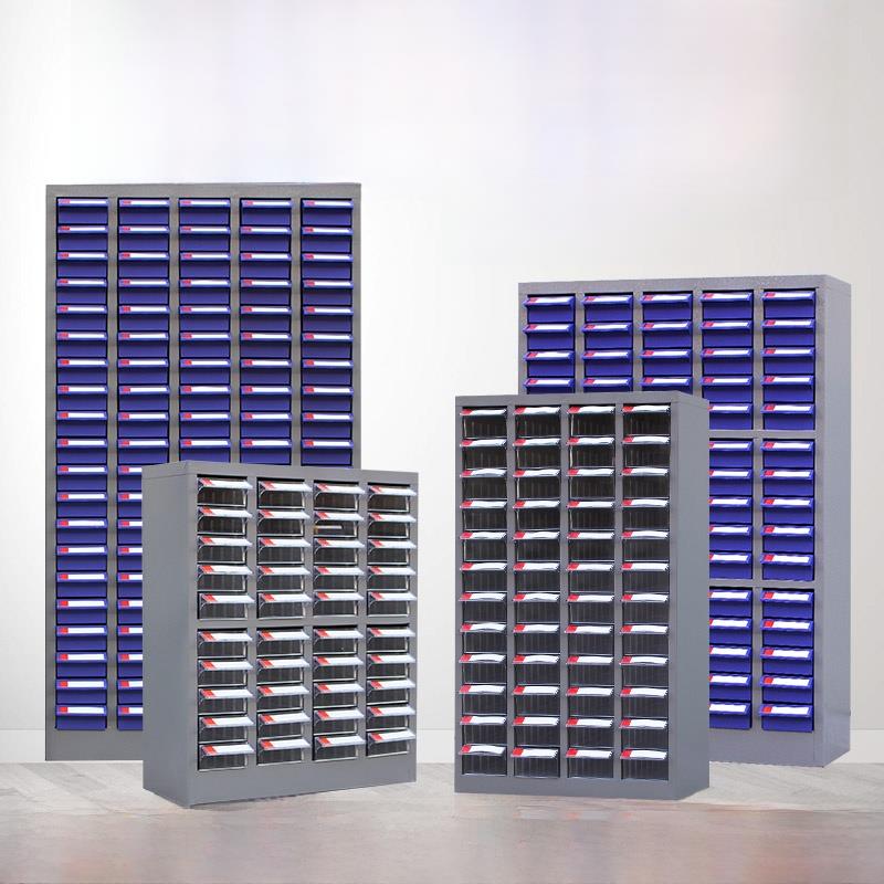 富恒盛75/100抽屉式零件柜五金塑料数码元件铁螺丝手机样品柜