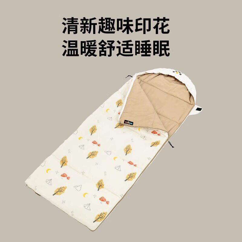 LUINGBOX露营盒子儿童睡袋春秋夏季宝宝睡袋薄款防踢被睡袍夏天