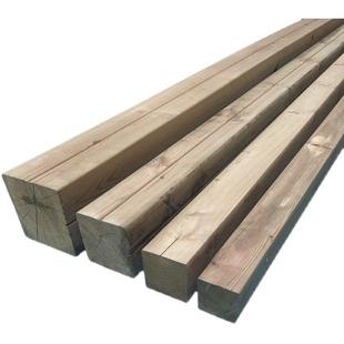 樟子松防腐木立柱木方户外长廊架庭院葡萄架柱子小木屋栅栏方柱子