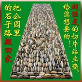 按摩器足疗走毯石子指压板 雨花石鹅卵石足底按摩垫 立式 站片