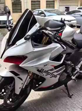 适用于钱江赛550S前风挡Qj550S竞技风挡及加高护目镜前挡板高档Pc