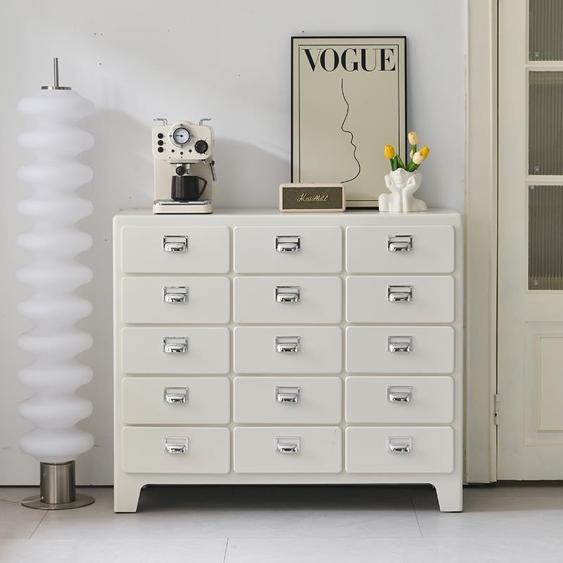 日式复古餐边柜家用客厅卧室十五抽屉斗柜储物收纳装饰柜子ins风