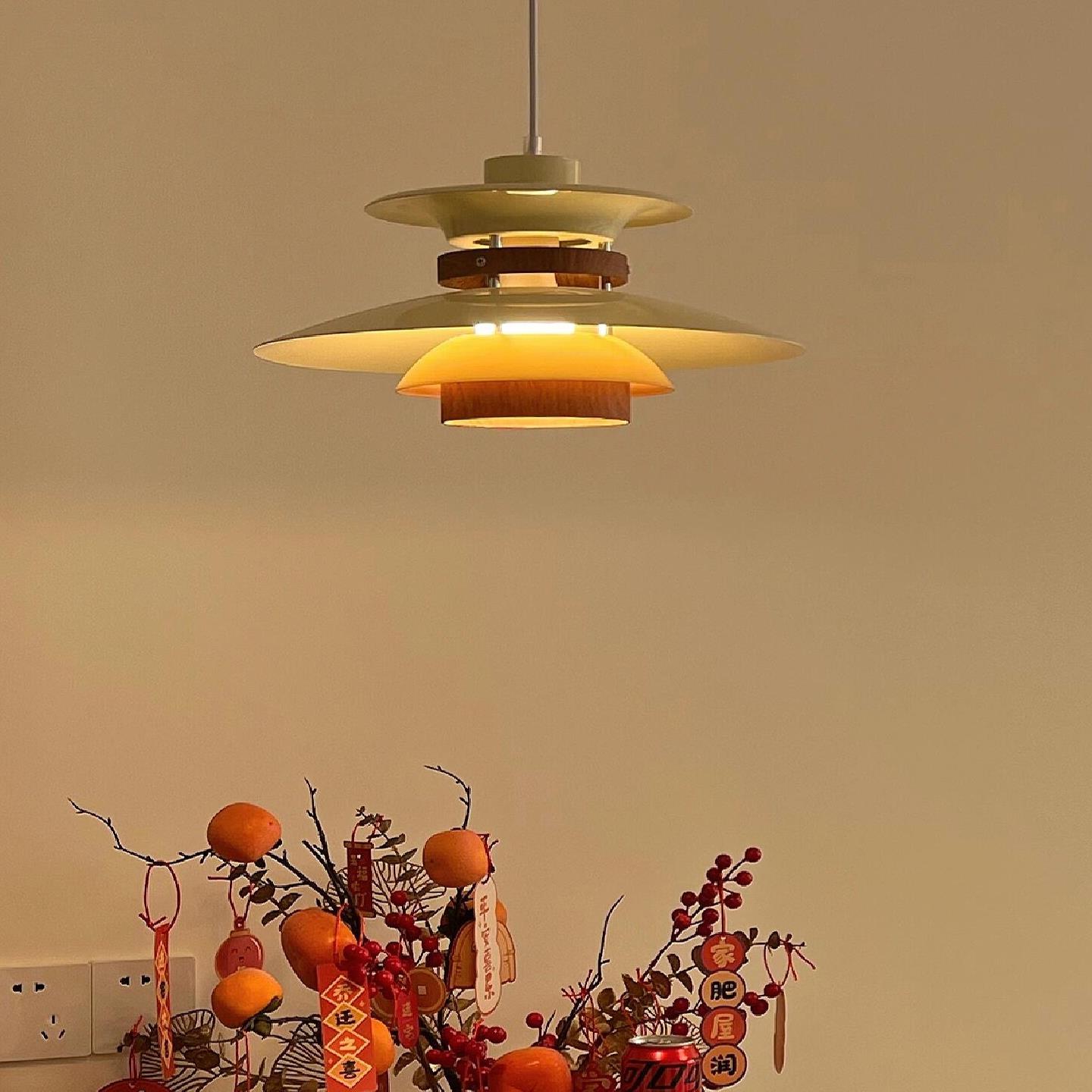 ph5饭厅吊灯丹麦飞碟灯意式奶茶店咖啡厅艺术吧台灯卧室床头吊灯