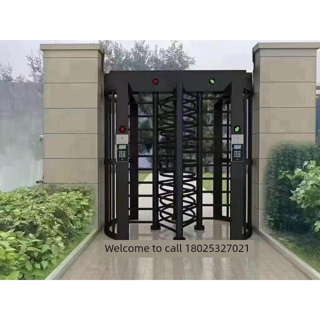 防尾随闸机小区防尾随旋转门转闸工地双门全高转闸人脸门禁全高闸