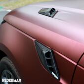 适用于新款 进气口干碳纤维机盖侧腮出风口罩改装 揽胜运动版 叶子版