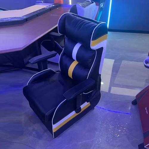 网咖吧沙发网咖电竞游戏厅桌椅子单人一体式可躺座舱懒家用电脑椅