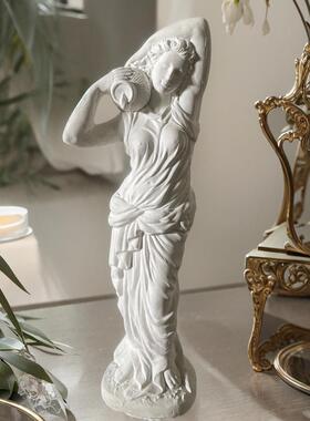 欧式覆古人物摆件家具饰品客厅玄关橱窗创意桌面装饰品玻璃钢雕塑