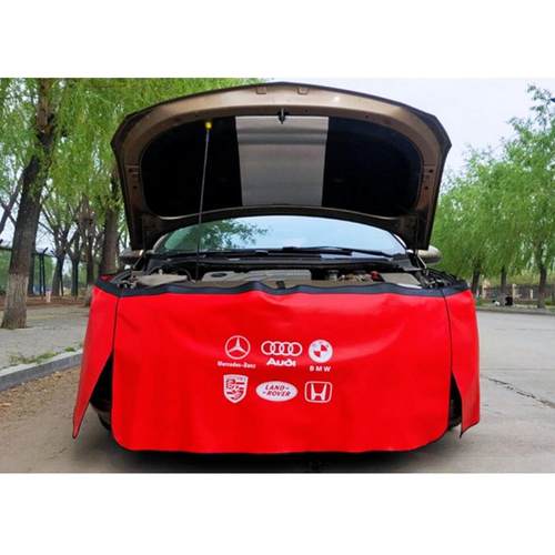 汽车叶子板护垫三件套汽修厂维修保养皮革护布翼子板防画保护垫