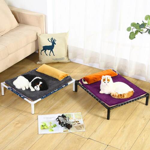 狗窝可拆洗猫床猫窝宠物狗狗床夏季行军床泰迪P狗夏天离地四季通