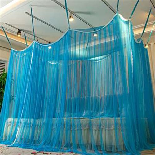 免支架拼接床蚊帐老式吊顶吸盘款大小床榻M榻米免安装加大通用睡