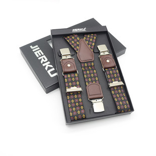 背带夹成人西裤 带男式 吊带西装 商F务背带吊裤 胖人松紧防 衬衫 男士