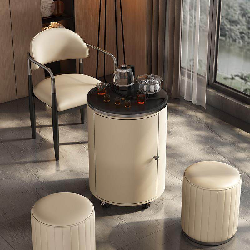 移动茶台家用小茶车小型圆形边几泡茶水柜现代简约阳台茶桌椅组合,住宅家具,家用茶台/茶桌,淘宝优惠券,粉丝福利购,淘宝优惠卷