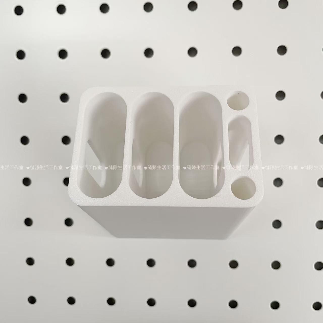 洞洞板剪钳收纳支架高达模型工具刻刀镊子搁置架圆孔方孔