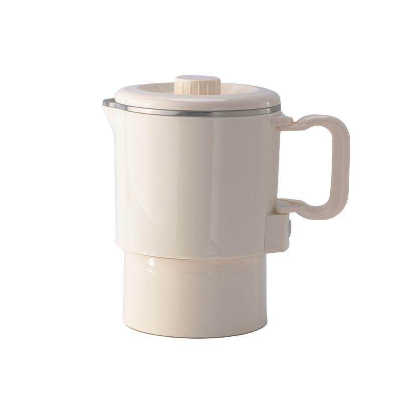 110V折叠不锈钢电热水壶出国旅行美国日本便携迷你烧水壶跨境家电