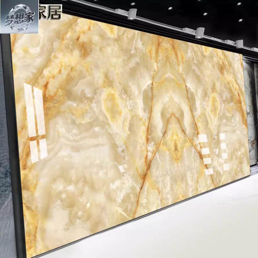 2026新款客厅影视碳晶板电视背景墙画墙大理石集成墙板快装护墙板