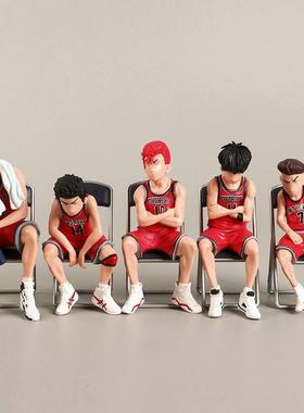 创意湘北五虎樱木花道桌面摆件玄关办公室电视柜车载电竞房高级感