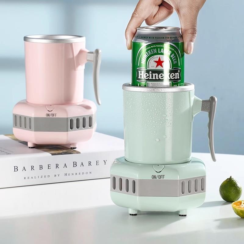 日本进口快速制冷杯迷你制冰机冰镇饮料神器家用宿舍