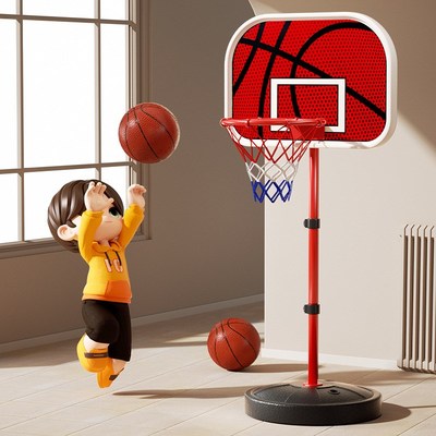 儿童篮球架可移动户外投篮球框室内家用可加水加沙幼儿园宝宝玩具