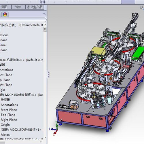 方型电池焊接贴胶机3D图纸 V021 械设计参考资料设计素材3D图纸