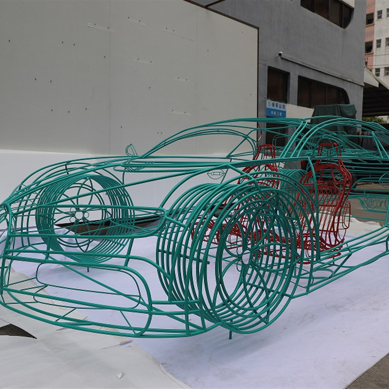 汽车雕塑室外服务模型定制金属树脂手板打样设计制作手工艺术品