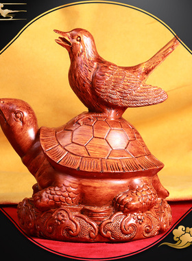 十二生肖摆件喜上枝头龙龟摆件礼物男女家居办公摆饰礼品