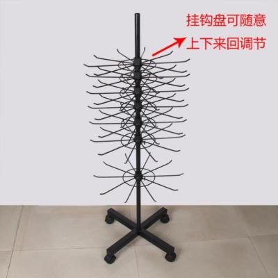 挂架珠宝店e店铺旋转货架服装店耳饰陈列架袜子商场摆件挂钩加粗