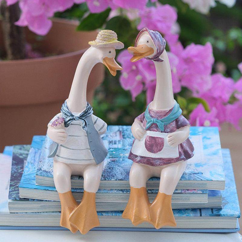 创意花园情侣鸭子摆件庭院装饰阳台布置民宿别墅户外室外摆设露台,家居饰品,户外/庭院摆件,淘宝优惠券,粉丝福利购,淘宝优惠卷