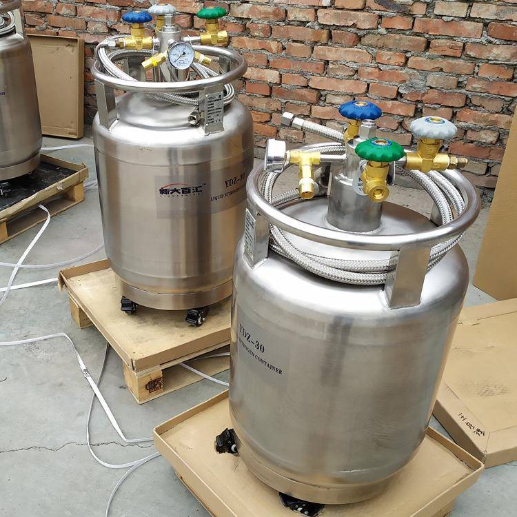 100L自增压液氮罐实验室装置冷源自增压供给液氮罐