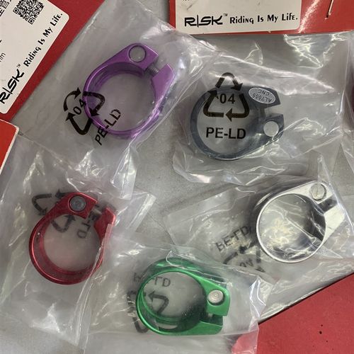 公路山地自行车坐管夹内六角固定锁紧座杆夹 无快拆31.8规格34.9