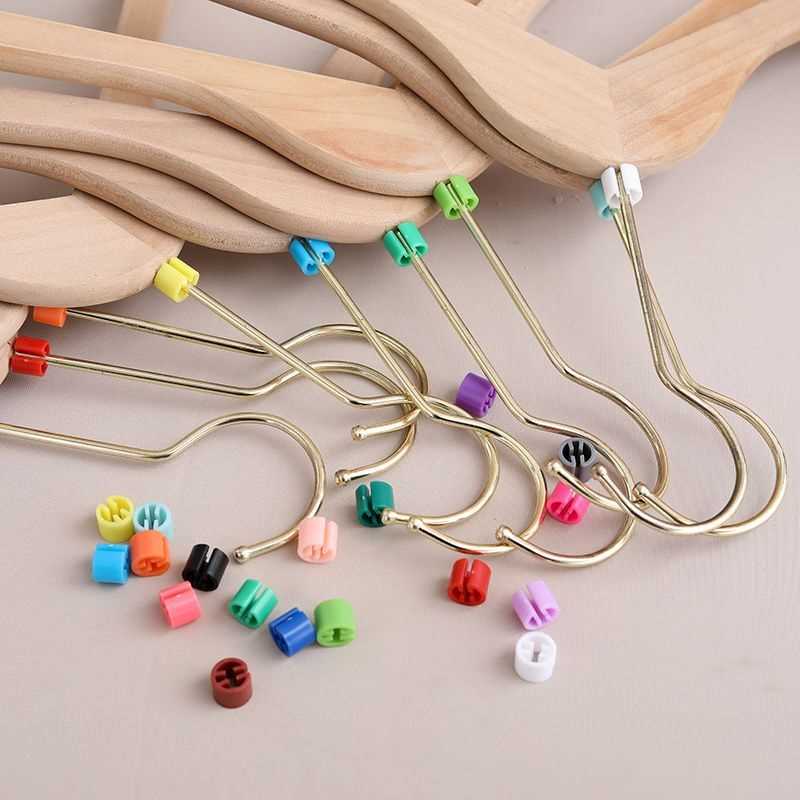 彩色不印字衣架尺码扣服装y尺码圈厂家定制童装成人衣服标签