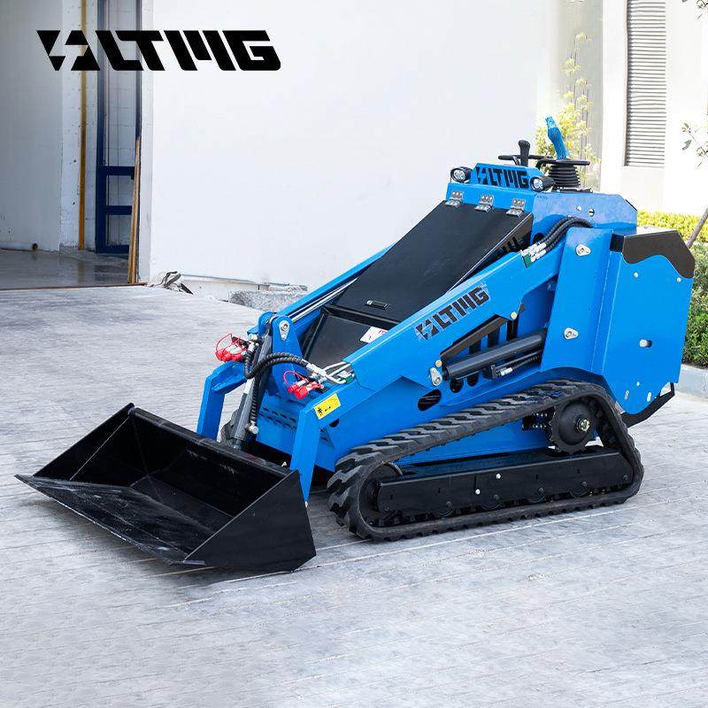 电动滑移装载机多功能小型多属具剪枝机开沟机搅拌机挖掘机小铲车