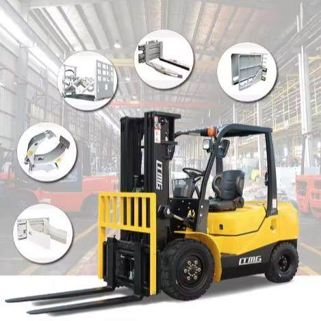 叉车配件属具旋转包夹轮胎轴承推出器砖块纸卷称重铲车