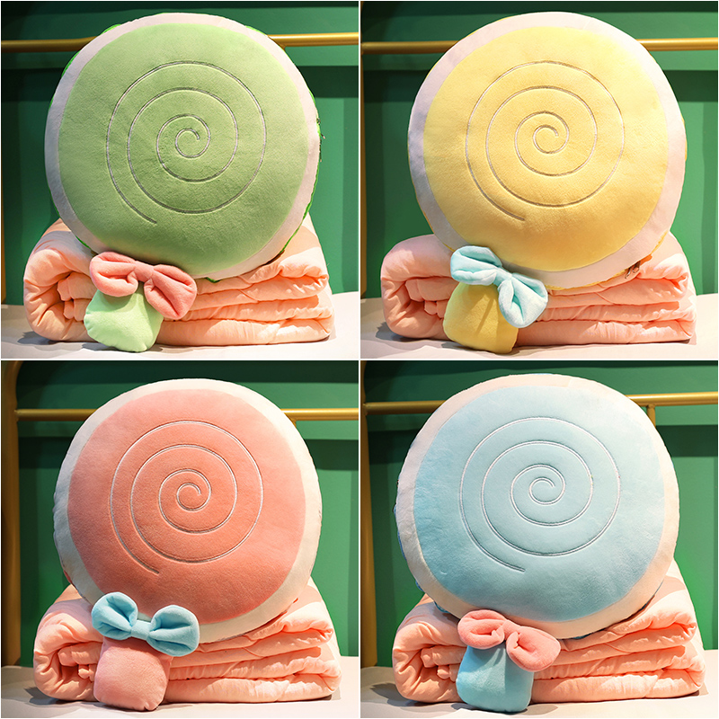 抱枕被子两用办公室折叠靠枕女生睡觉午睡枕头被车载二合一毯子夏