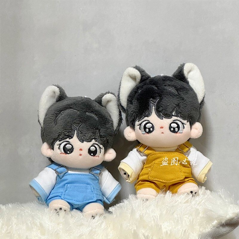 10cm20cm棉花娃娃衣背带裙子内搭两件套工装O裤棉男娃衣服公仔换,模玩/动漫/周边/娃圈三坑/桌游,棉花娃娃/毛绒玩具娃衣,淘宝优惠券,粉丝福利购,淘宝优惠卷