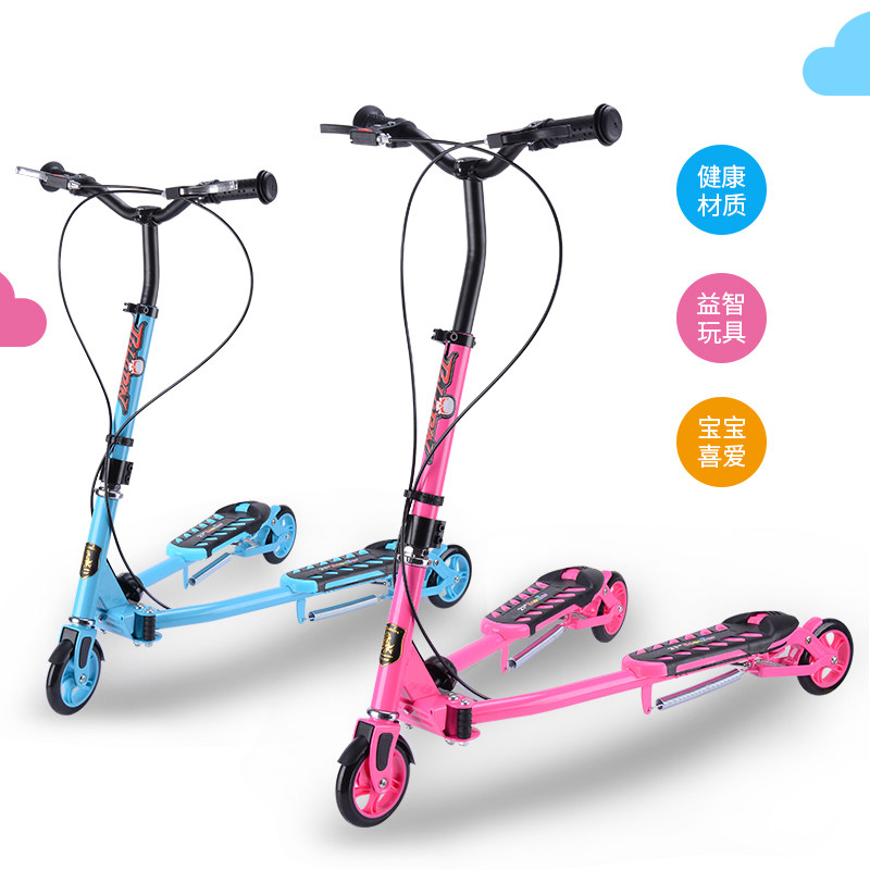蛙式儿童滑板车可折叠摇摆车3岁6岁小H孩三轮闪光宝宝滑滑车剪刀,玩具/童车/益智/积木/模型,滑板车,淘宝优惠券,粉丝福利购,淘宝优惠卷