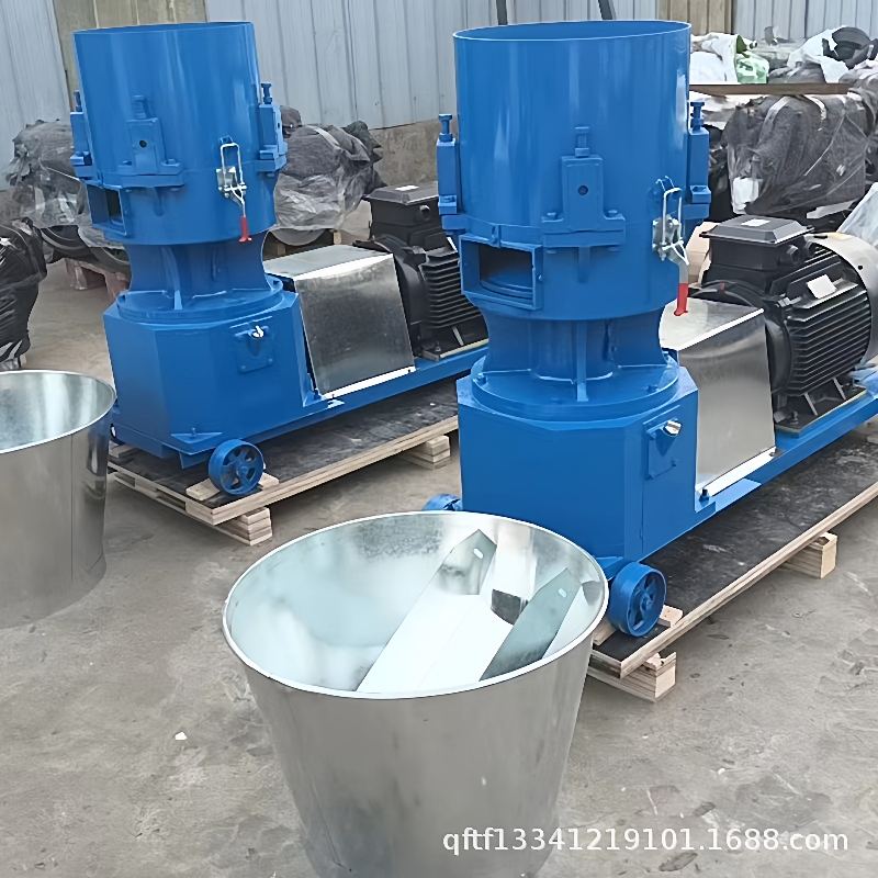 210型养殖饲料机家用鸡鸭鹅羊猪牛饲料机发酵有机肥粪便制粒机