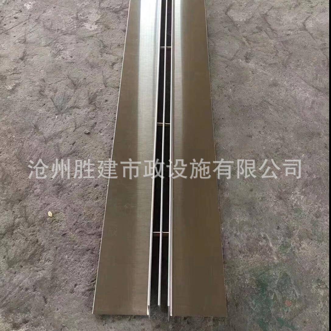 不锈钢304线性排水沟盖板U型缝隙排水槽庭院地沟下水道盖板厂家