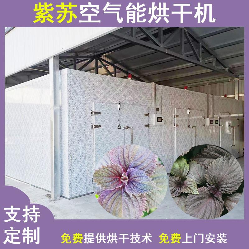 紫苏烘干机全自动紫苏叶脱水干燥机香料赤苏野生紫苏子烘干设备