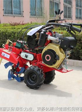 四理驱前旋耕机汽油微耕机田园XEO管机旋开沟机小型农用大葱培土
