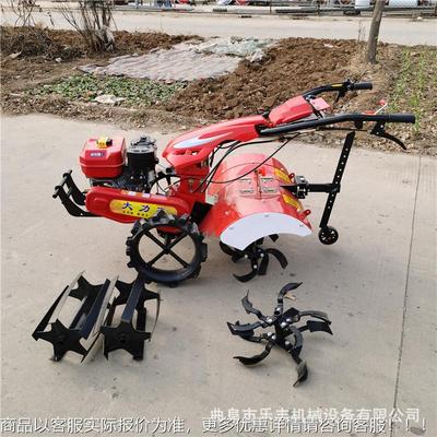 新款手大马四驱旋耕机 扶山地耕机 力自走地式旋UZH耕机型号