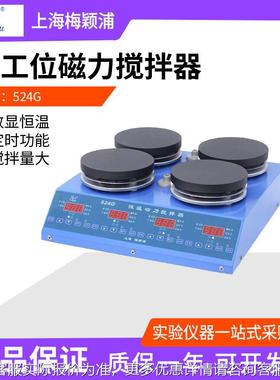 上海梅颖 522G/H04-1/8-1/48522G/H04浦4-1A多立工位磁力搅拌器加