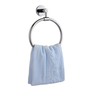 镀铬毛巾环 浴室毛巾环 铜环 优质卫浴挂件铜锌合金 圆形毛巾环