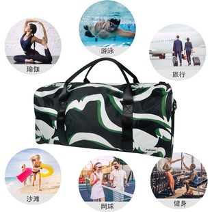 外出短途旅行行李包轻便时尚多功能运动健身包大容量手提旅行包