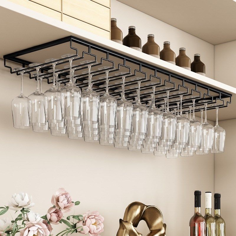 酒吧红酒杯架倒挂家用悬挂式杯子挂架葡萄酒高脚杯架子酒柜置物架,家庭/个人清洁工具,杯架,淘宝优惠券,粉丝福利购,淘宝优惠卷