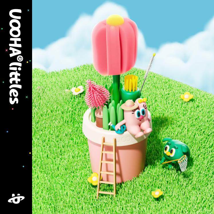 uooha盆栽杯刷套装饮具清洁四合一奶瓶清洗刷,家庭/个人清洁工具,杯刷/瓶刷,淘宝优惠券,粉丝福利购,淘宝优惠卷